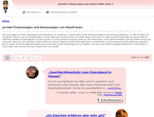 Tablet Screenshot of hausfrauensexanzeigen.com